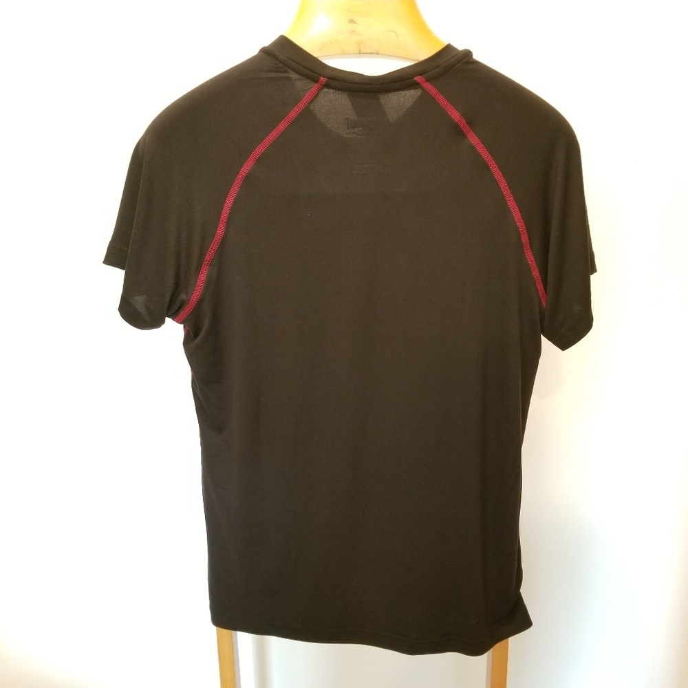COPY - Tapout Black Red Polyester Spandex Shirt - Picture 2 of 3